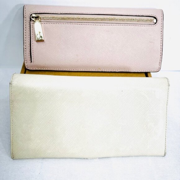 2)Women  Leathers Wallet Beige Bifo Salvatore Ferragamo  Cream & Micheal Kors(14 - Picture 4 of 15
